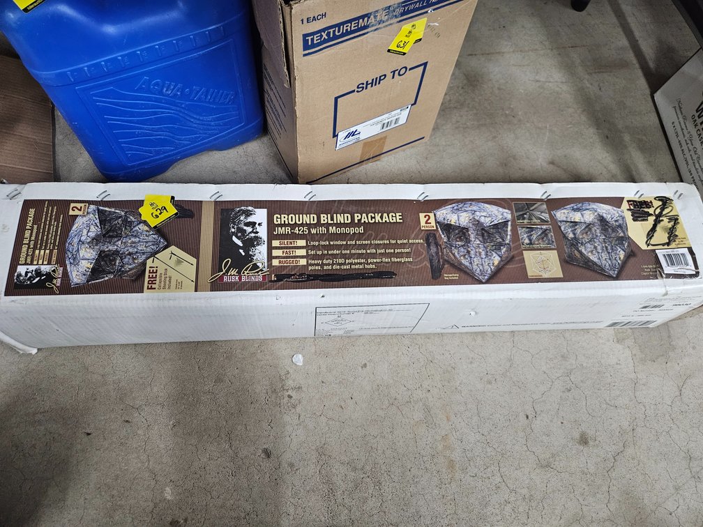 Ground blind package
