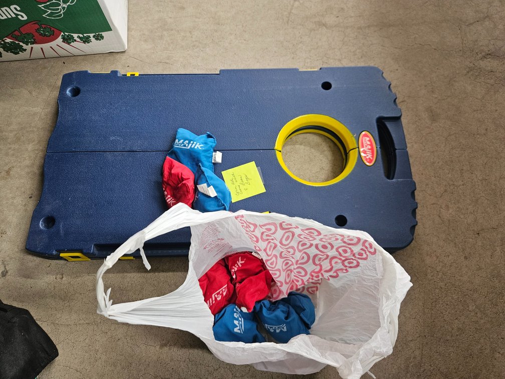 Corn Hole game- plastic