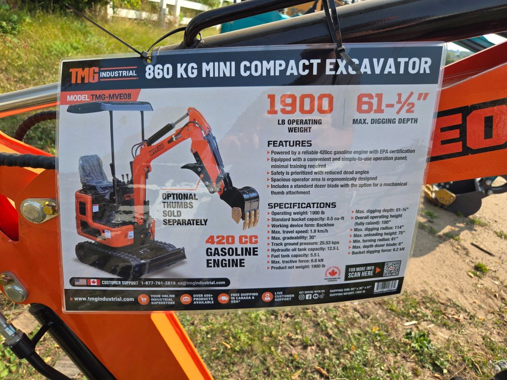 TMG Mini excavator 