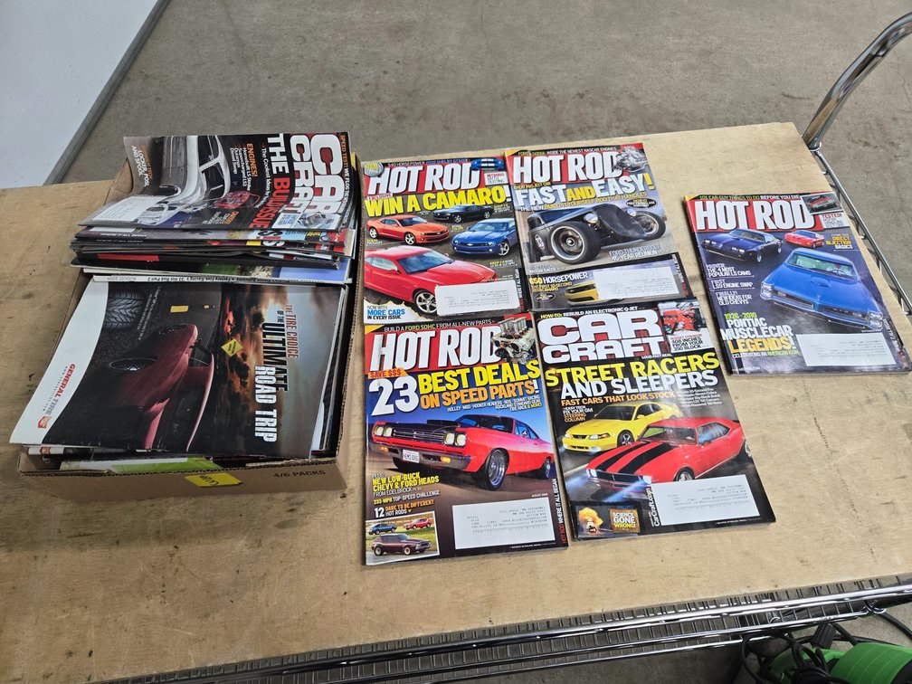 Hot Rod, Car Craft, and various car magazines