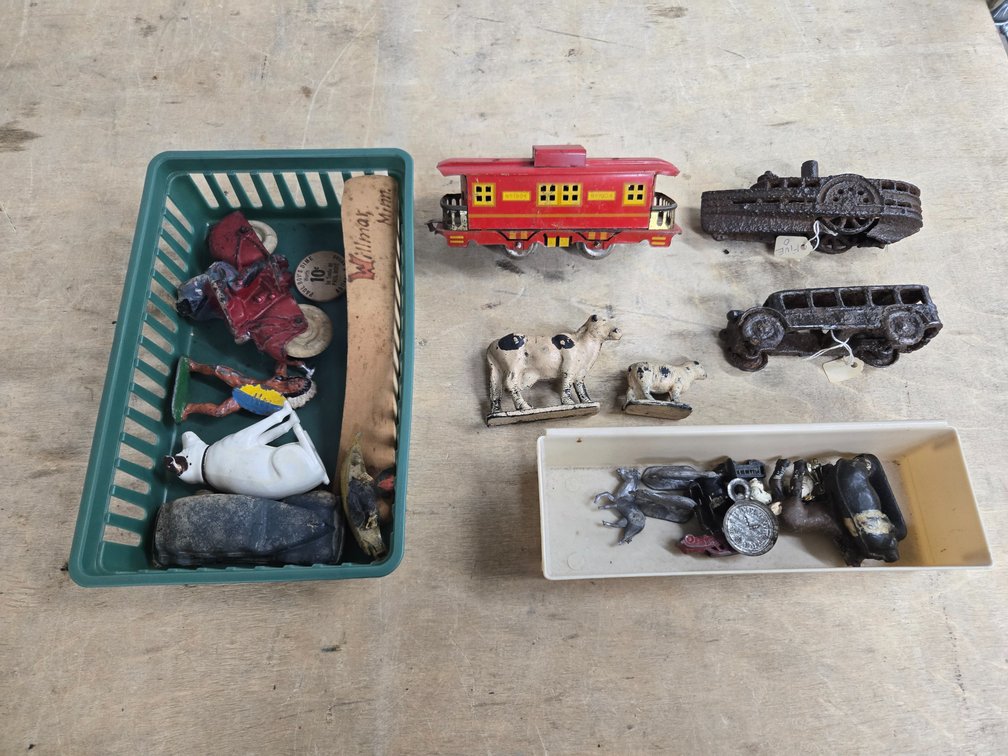 Vintage toys, some cast iron