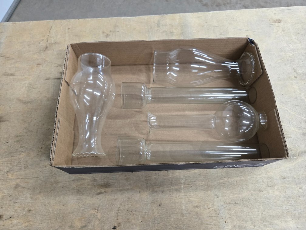 5 Glass chimneys