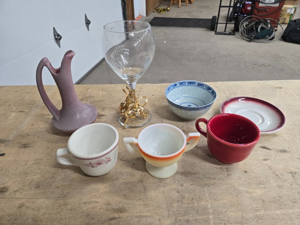 Misc. glassware