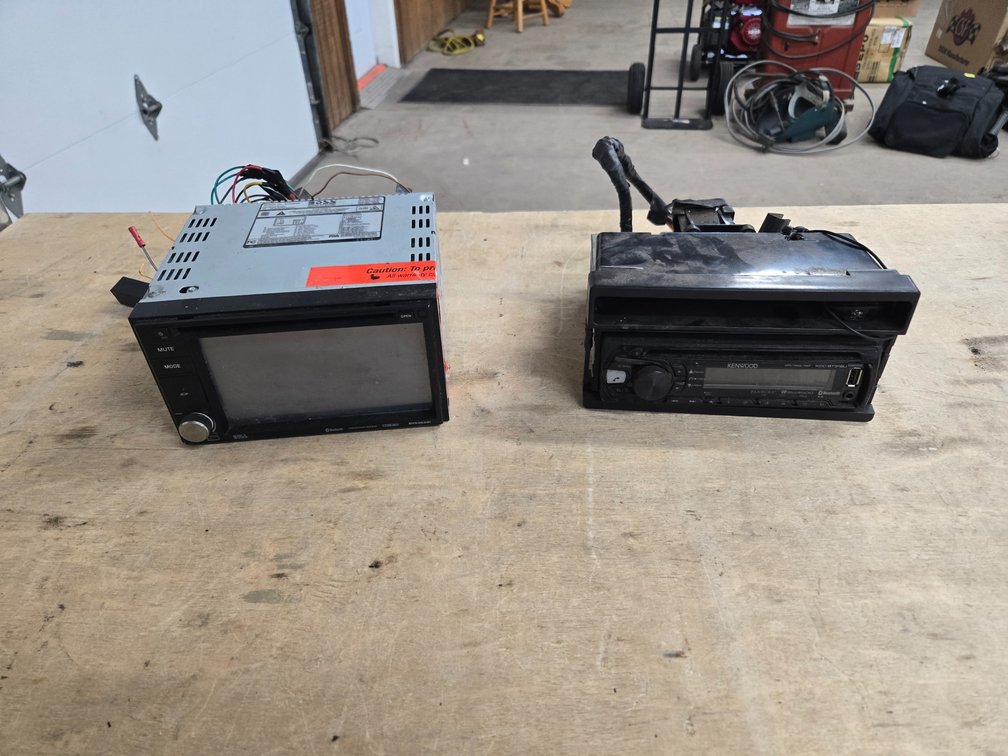 Kenwood CD player, Boss touch screen stereo