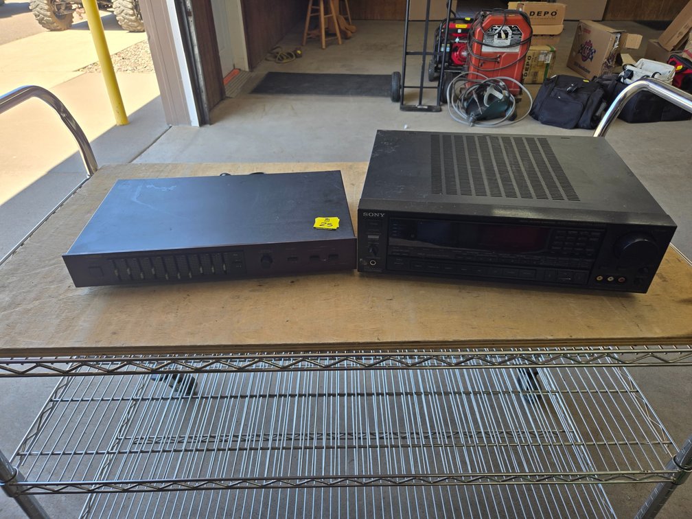 Sony receiver, Yamaha equalizer