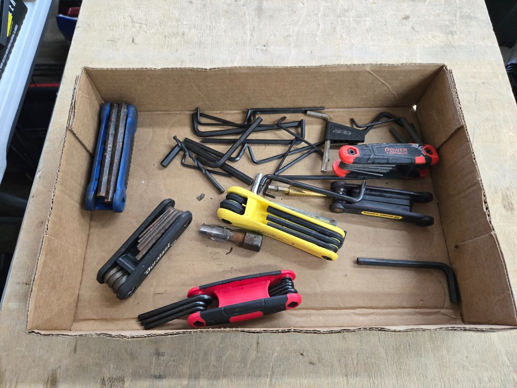 Various allen wrenches