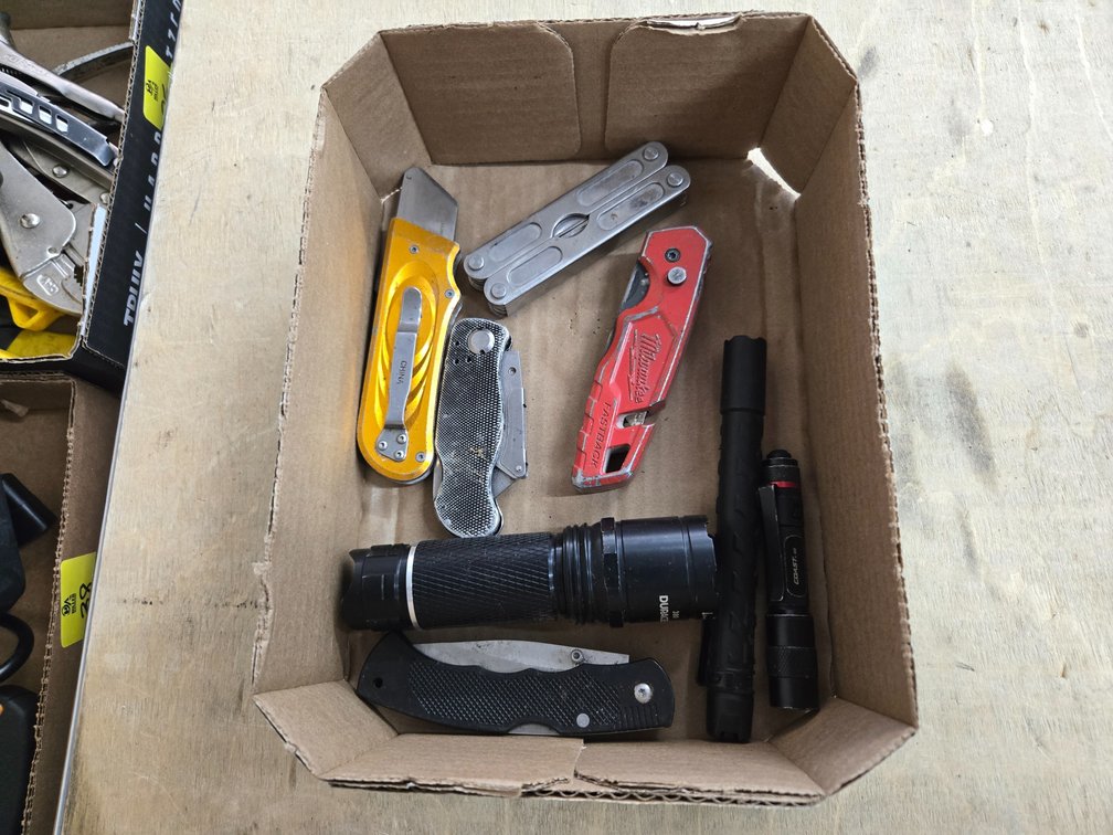 Misc. knives and flashlights