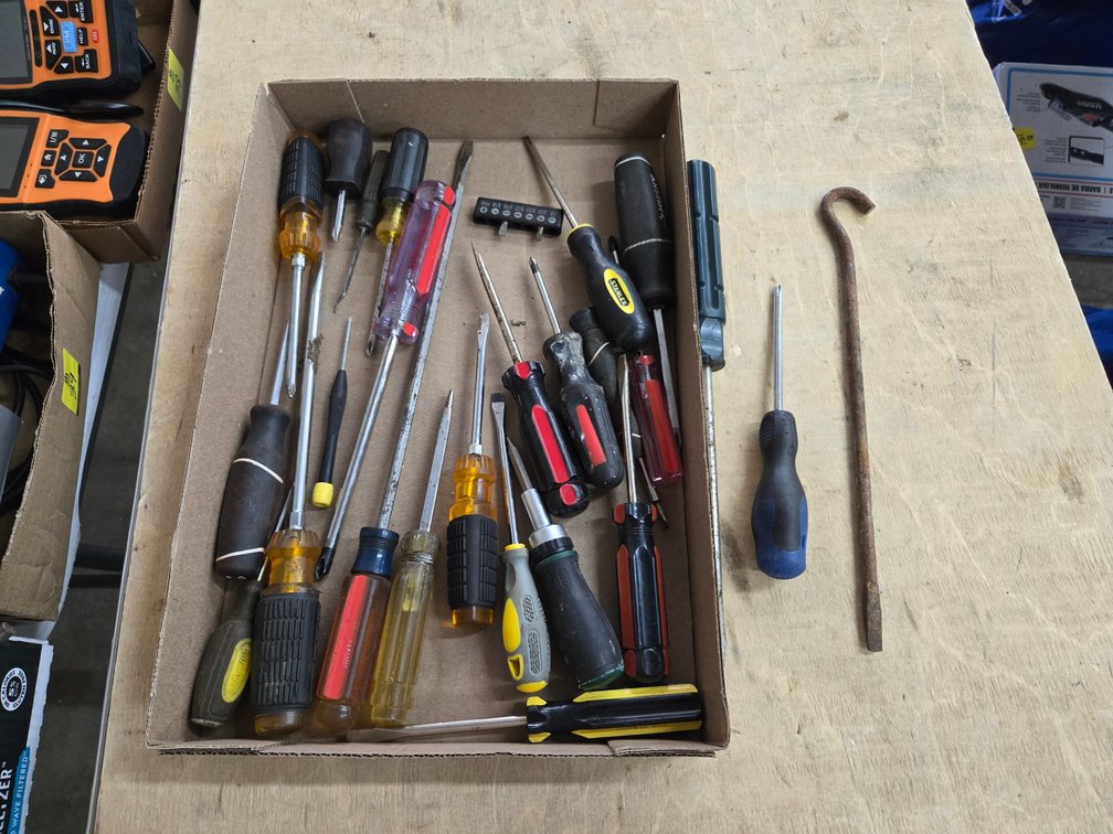 Various screwdrivers