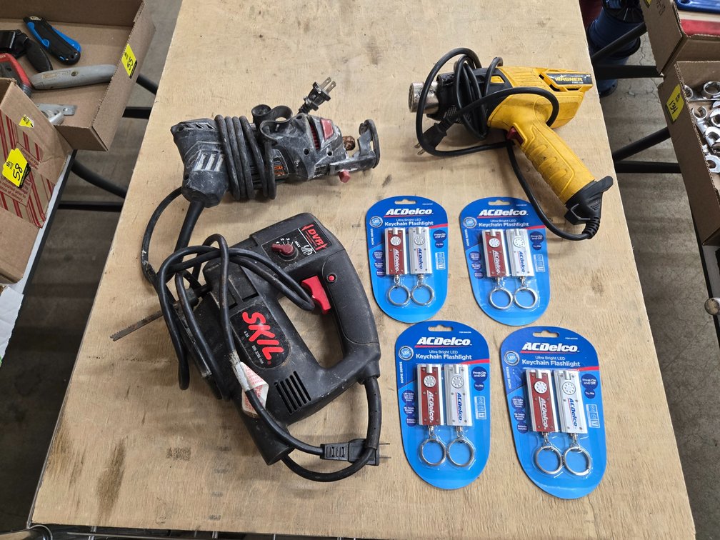 Skil jigsaw, Wagner heat gun, RotoZip 