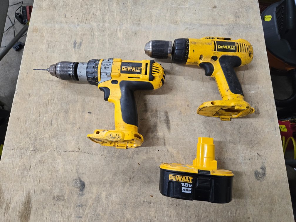 2-DeWalt drill/drivers