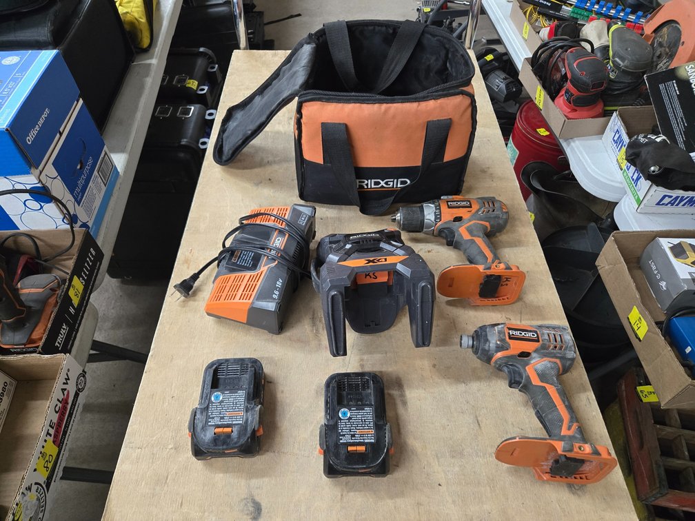 Rigid Drill/driver, impact driver, radio