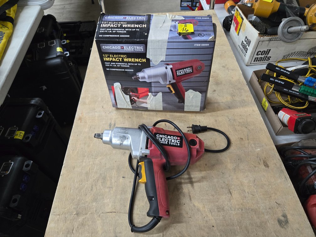 Chicago Electric 1/2" electric impact wrench