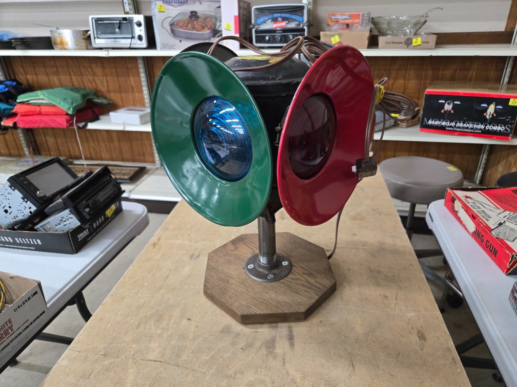 Electric railroad light