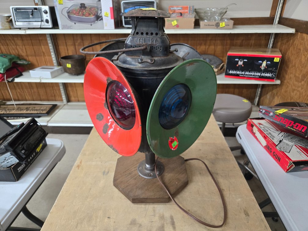 Electric railroad light