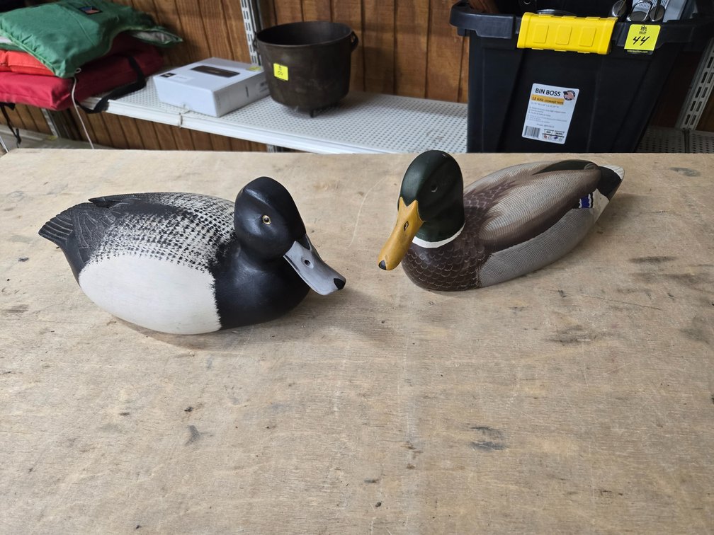 Wooden propellered duck, Wooden Bird Factory duck