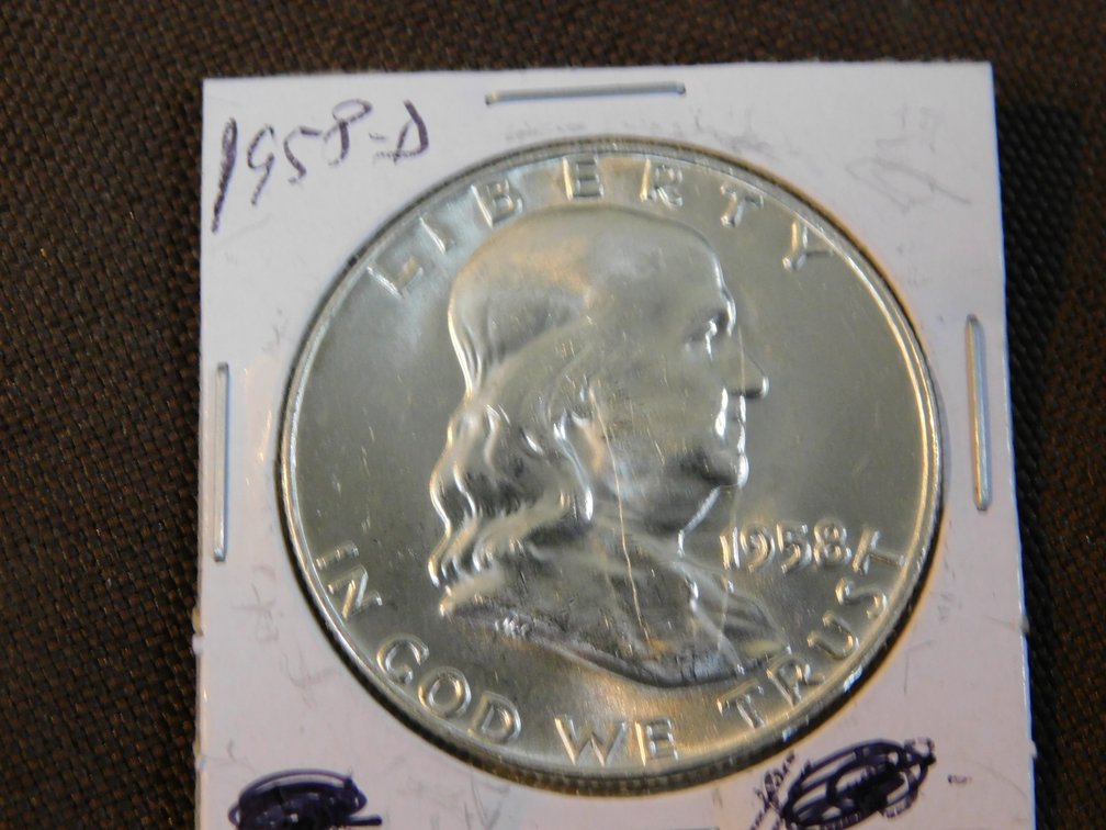 1956 D Franklin Half Dollar