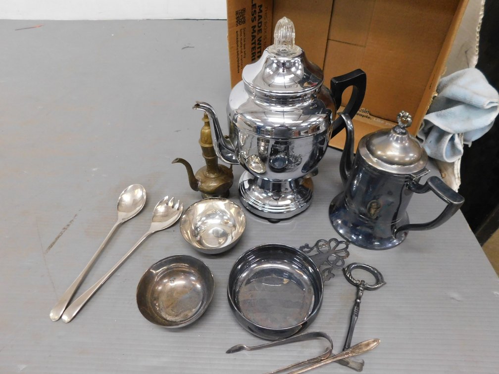 Silver Plated Tea Pot etc.