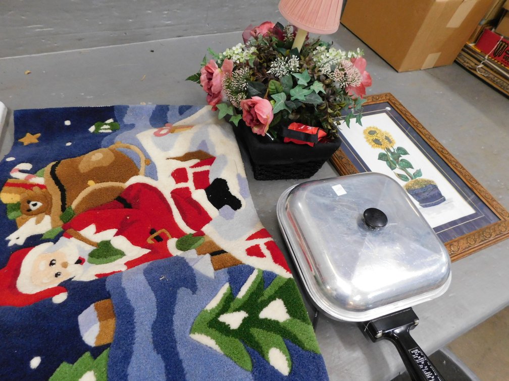 Flowers, Picture, Electric Skillet Etc.