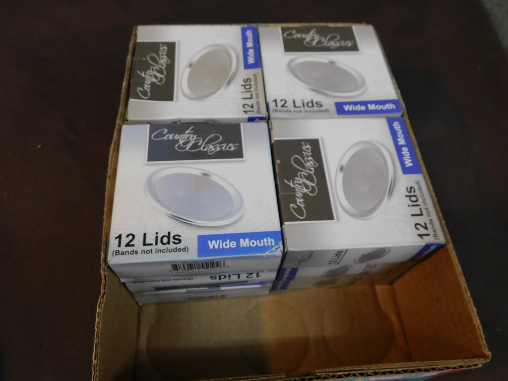Twelve Boxes Country Classics Wide Mouth Canning Lids