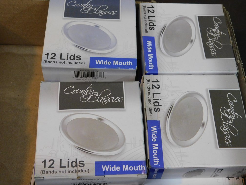 Twelve Boxes Country Classics Wide Mouth Canning Lids