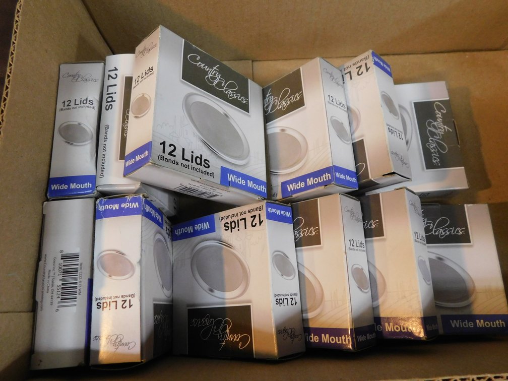 Twelve Boxes Country Classics Wide Mouth Canning Lids