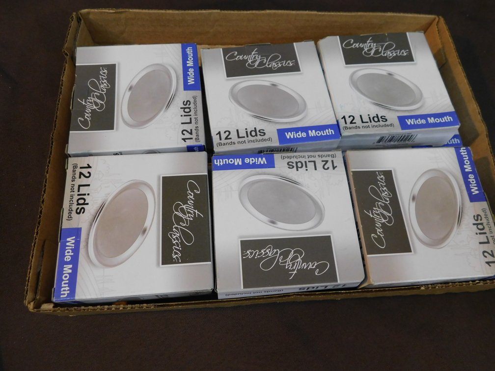 Twelve Boxes Country Classics Wide Mouth Canning Lids