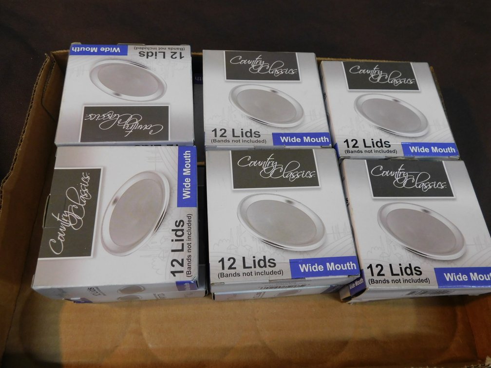 Twelve Boxes Country Classics Wide Mouth Canning Lids
