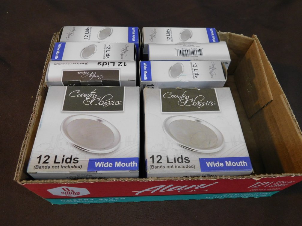 Twelve Boxes Country Classics Wide Mouth Canning Lids