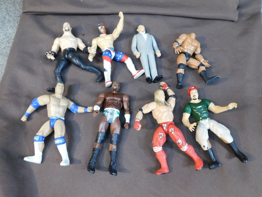 Assorted Wrestling Action Figures