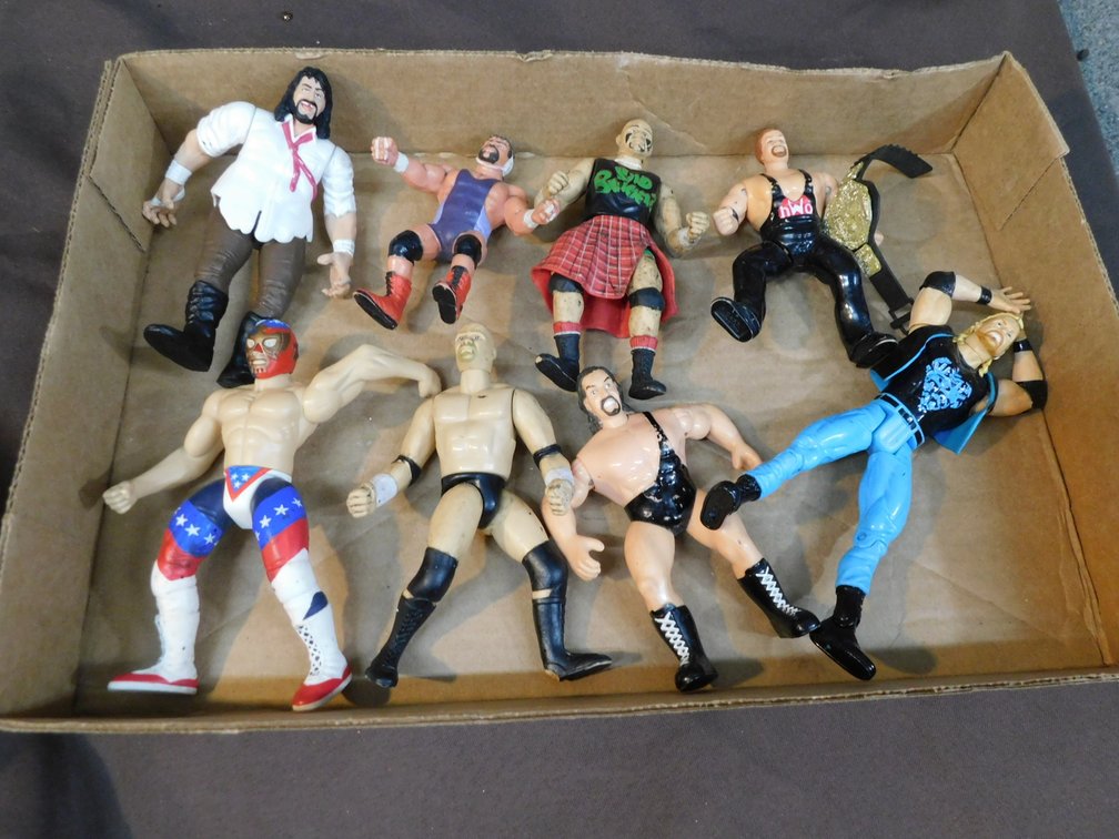 Assorted Wrestling Action Figures