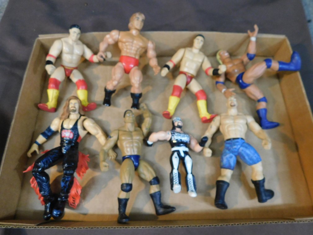 Assorted Wrestling Action Figures