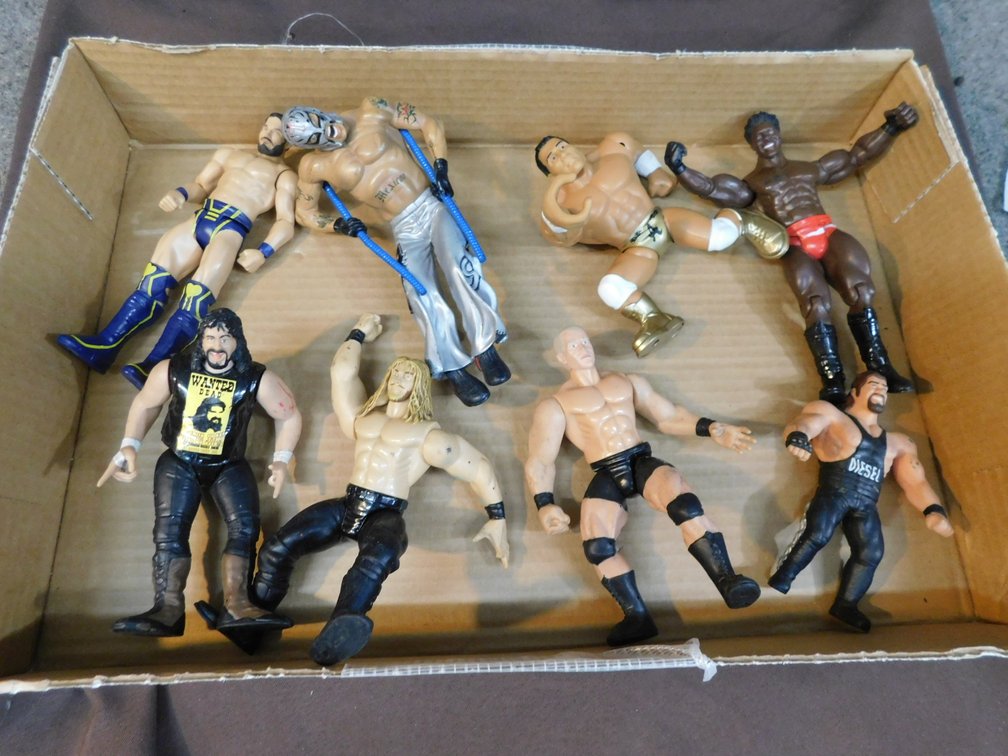 Assorted Wrestling Action Figures