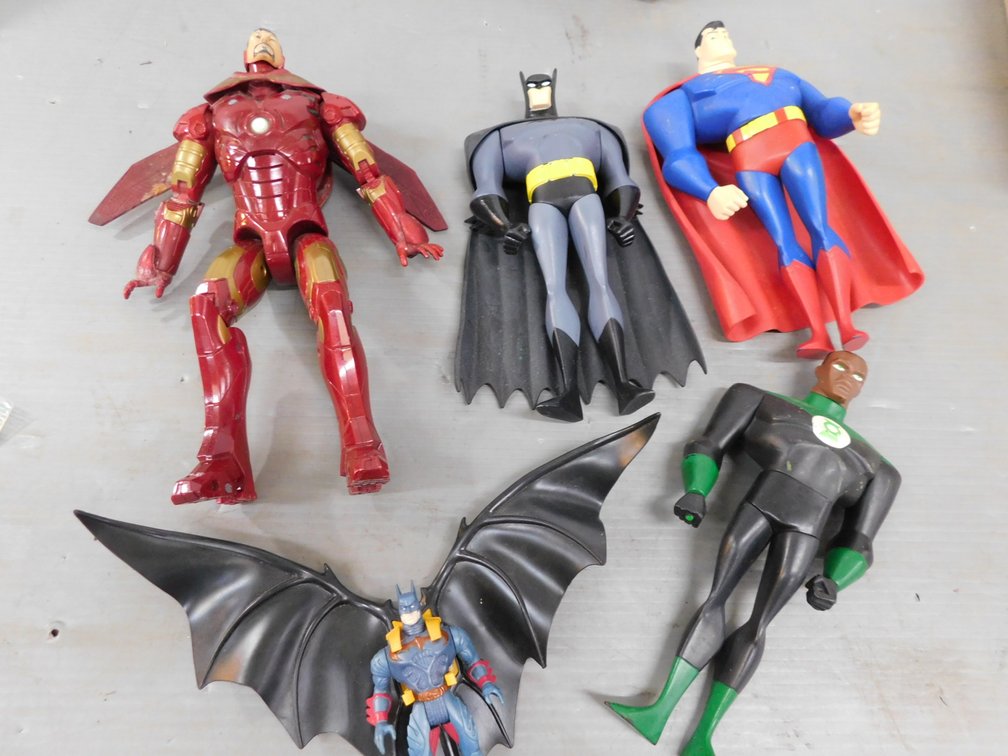 Superman, Batman Etc. Action Figures