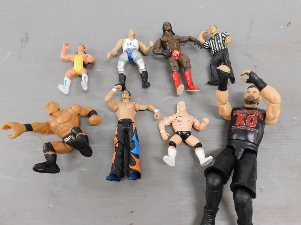 Assorted Wrestling Action Figures