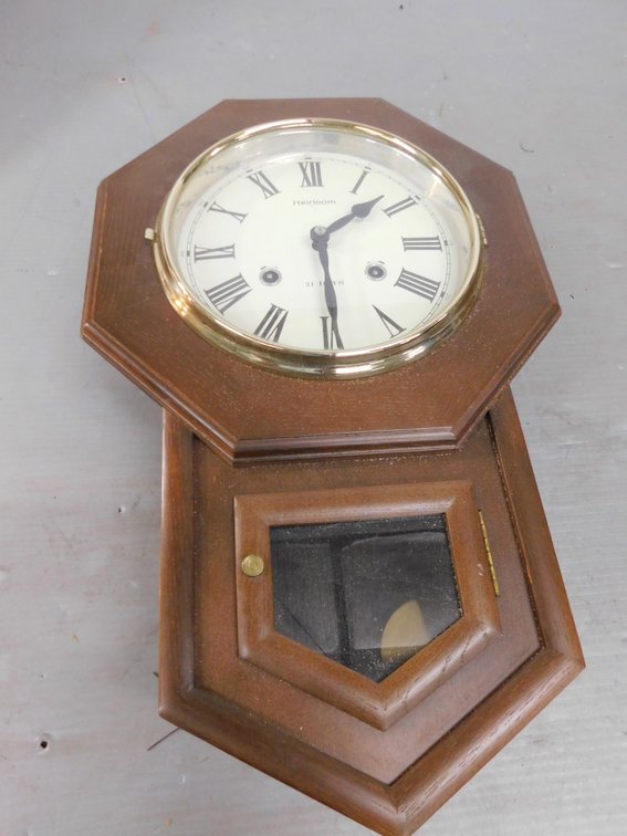 Heirloom 31 Day Wall Clock 12" x 19"