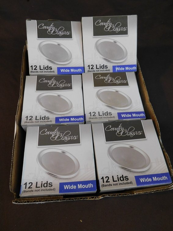 Twelve Boxes Country Classics Wide Mouth Canning Lids