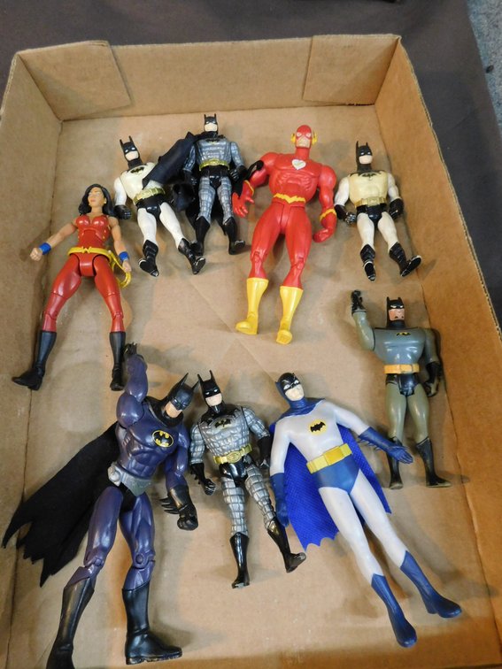 Assorted Batman Action Figures, Catwoman etc.