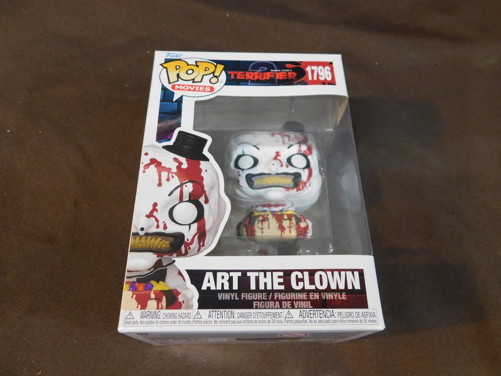 Funko Pop Terrifier "Art the Clown" Vinyl Figure #1796, New in Package