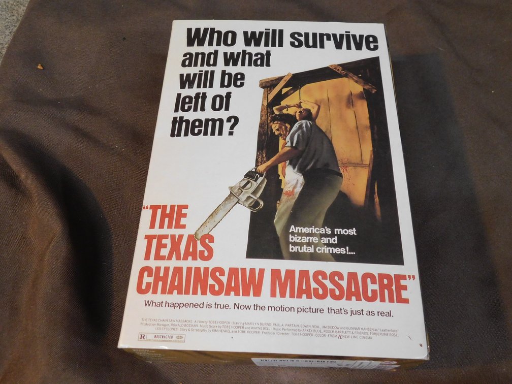 The Texas Chainsaw Massacre Action Figure, New in Package, Box does have some Damage