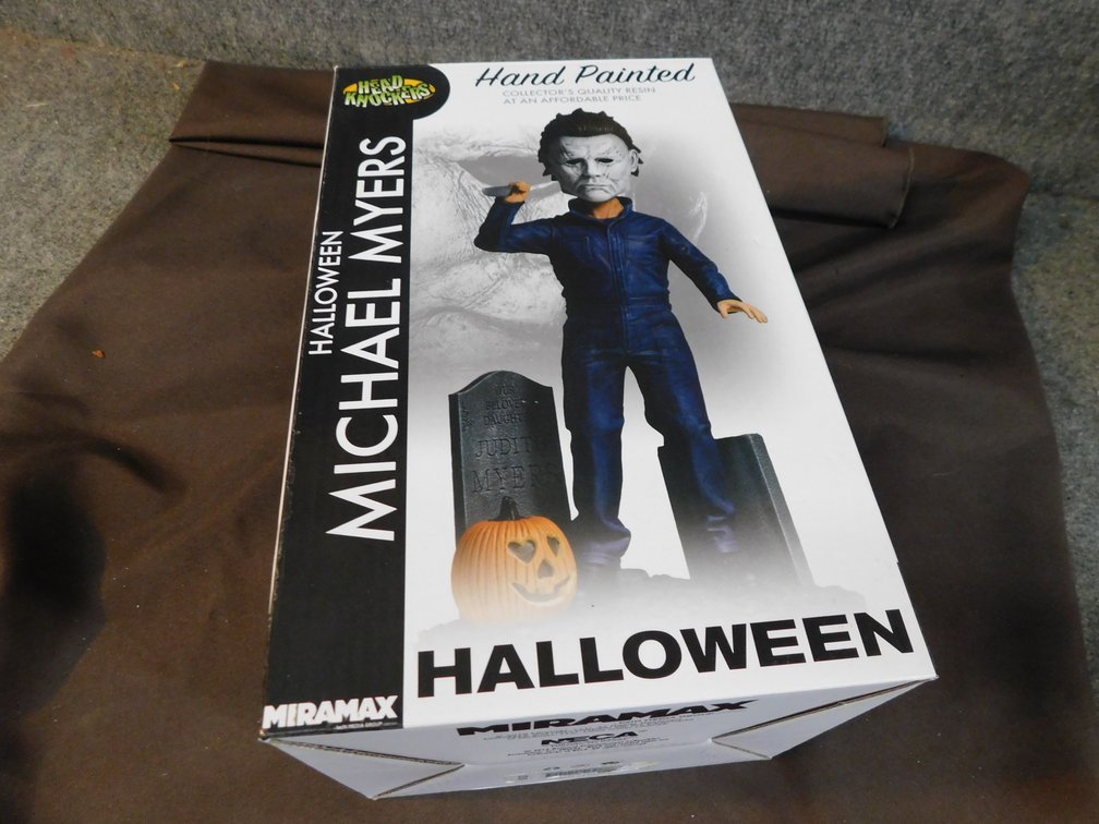 Head Knockers Halloween Michael Myers Hand Painted Approx. 10" T, New in Package