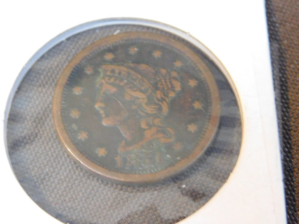 1861 Large One Cent Coin