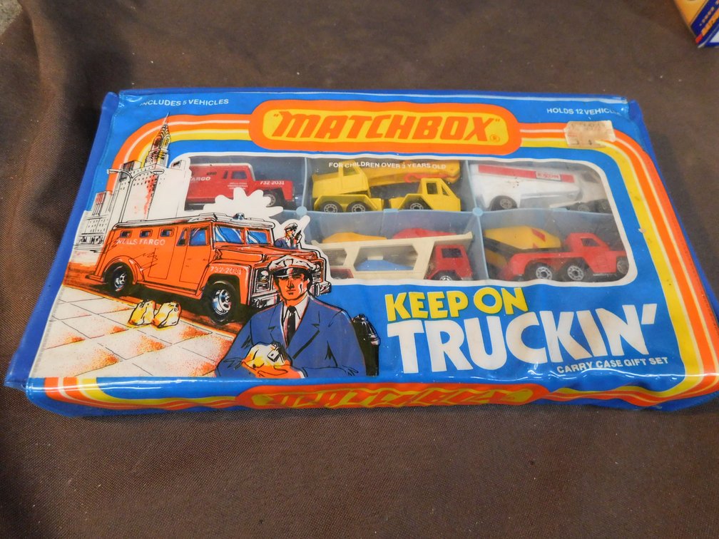 1979 Matchbox Keep On Truckin' Carry Case Gift Set