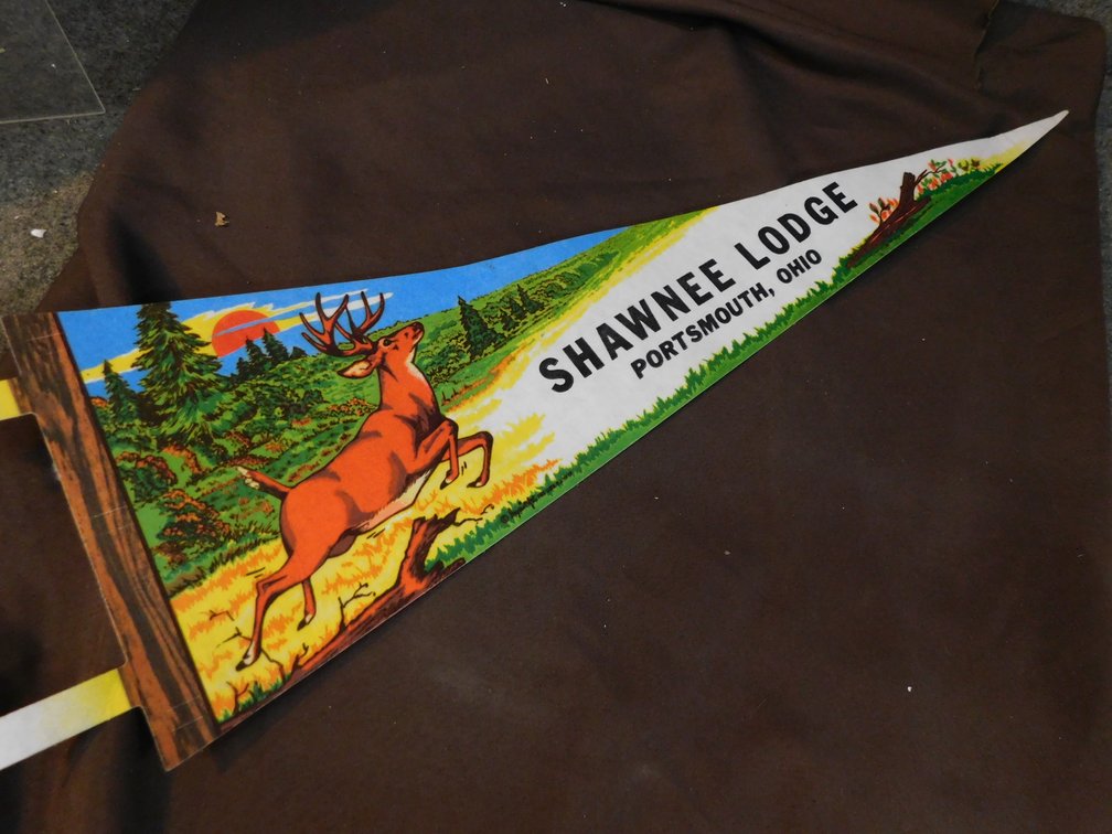 Shawnee Lodge Portsmouth, Ohio Pennant 24" L