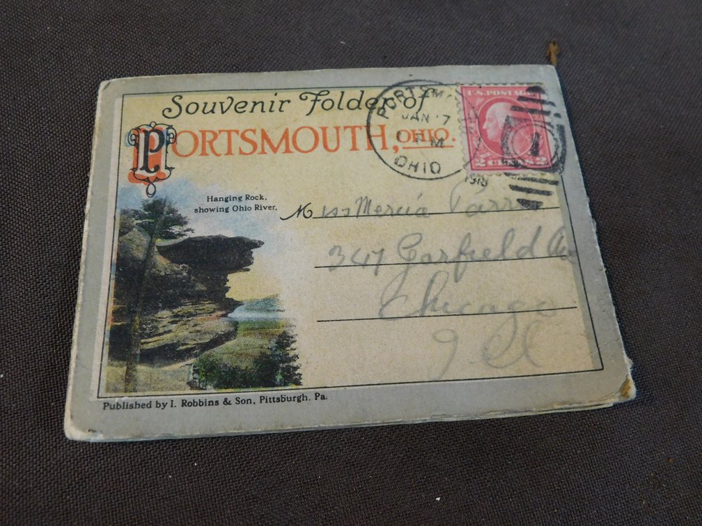 Vintage Souvenir Folder, Portsmouth, Ohio