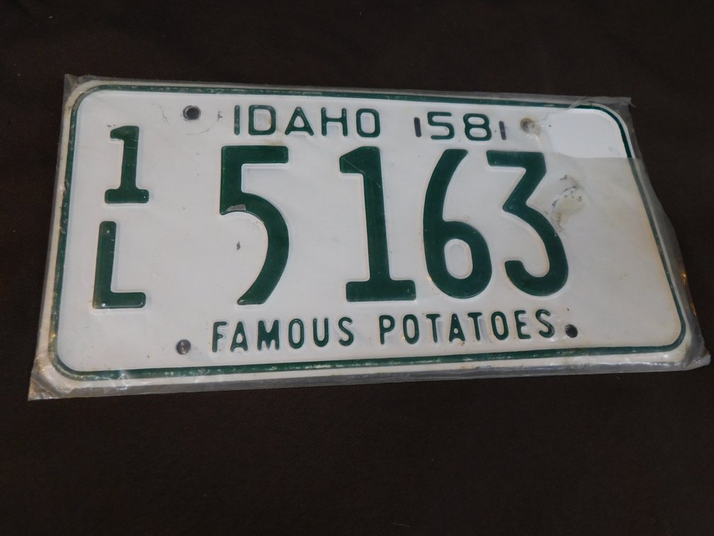 1958 Idaho License Plate