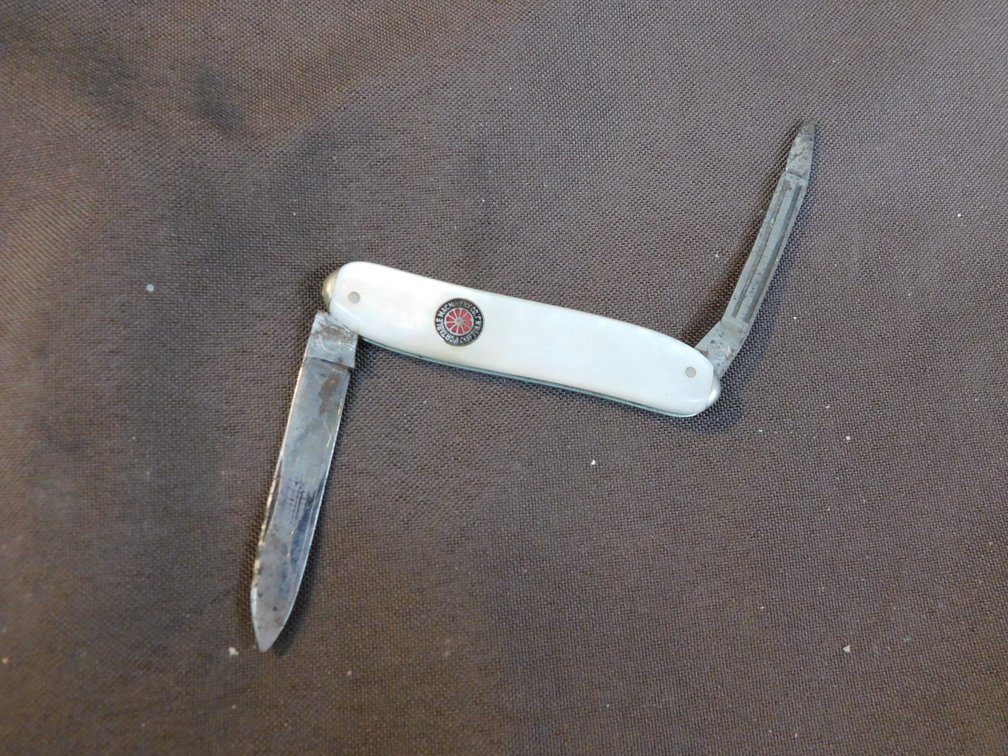 Portable Machinery Two Blade Pocket Knife 3"