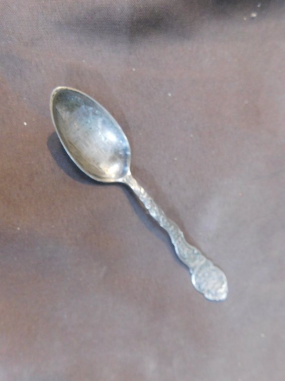 Vintage Sterling Collectible Hotel Washington, Portsmouth Ohio Spoon