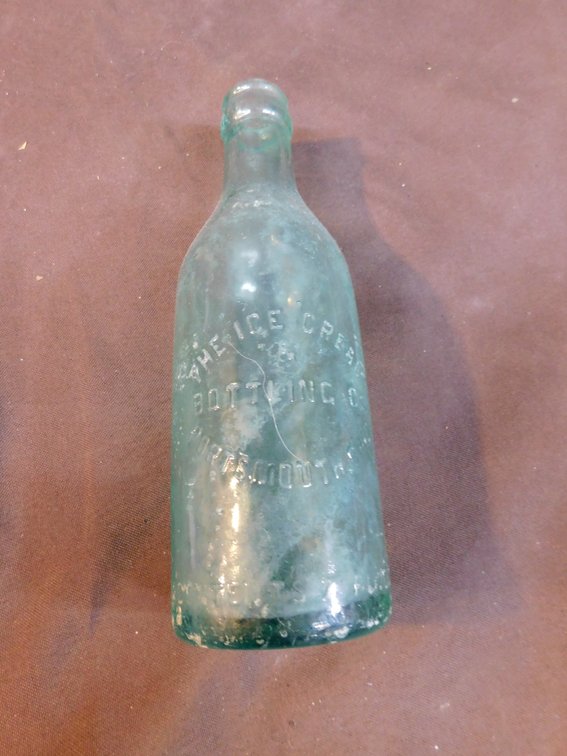 Vintage The Ice Cream & Bottling Co. Portsmouth Ohio, 7 Fl Oz