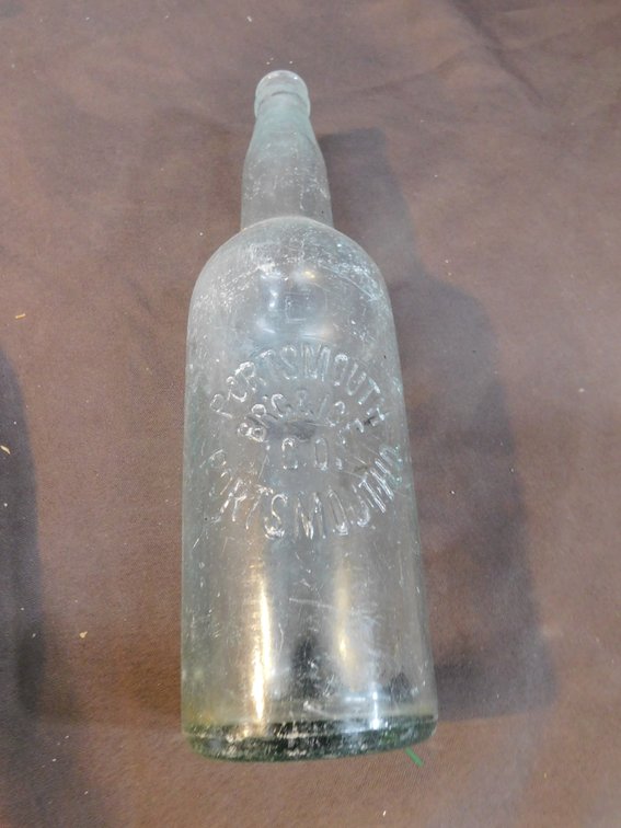 Collectible Portsmouth Ohio Br'g & Ice Co. Bottle 12" T