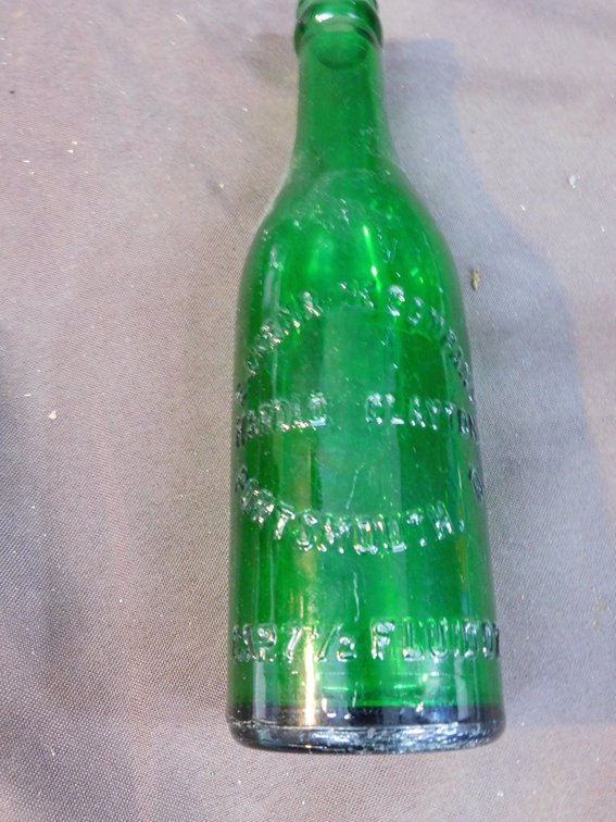 Vintage E. J. Kenrick Company, Harold Clayton, Portsmouth Ohio 8 1/2" Soda Bottle